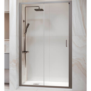 Изображение товара Душевая дверь в нишу RGW PA-14 Gr Passage 41081416-110, 160 см, стекло прозрачное, профиль серый