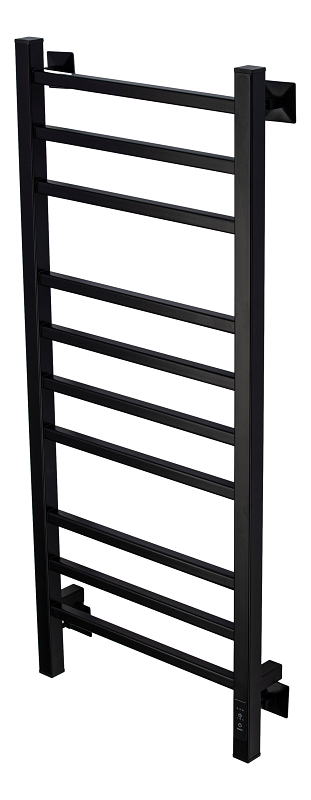 Изображение товара Электрический полотенцесушитель Comfysan Pioli-K EC-10 100/50 с 10 перекладинами черный матовый
