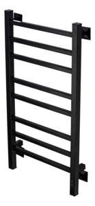 Изображение товара Полотенцесушитель электрический Comfysan Pioli-K EC-8 80/50, 014315, ширина 50 см, высота 80 см, диммер справа, черный матовый