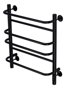 Изображение товара Полотенцесушитель электрический Comfysan Puro EC-6 60/40, 012816, ширина 40 см, высота 60 см, диммер справа, черный матовый