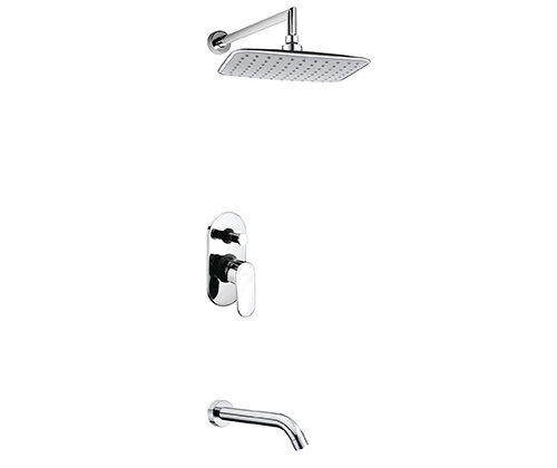 Изображение товара Встраиваемый душевой комплект WasserKRAFT А13031 для ванны с Ливневым дождем и скрытым монтажом