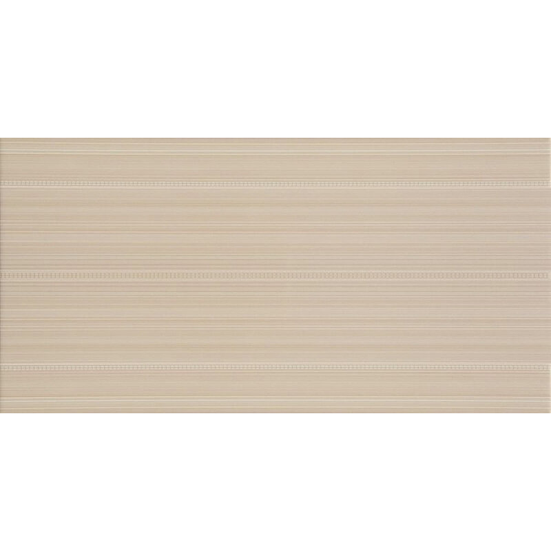 Изображение товара Керамическая плитка AltaCera Blik Crema Lines Beige 24.9x50 см Глянцевая
