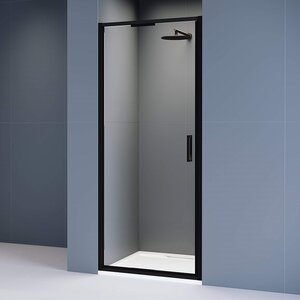 Изображение товара Душевая дверь в нишу RGW SV-05-B Stilvoll 70320509-14, 90 см, стекло прозрачное, профиль черный