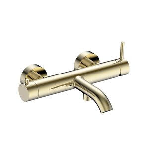 Изображение товара Смеситель Aquame Siena AQM6212BG для ванны и душа, цвет золото шлифованное