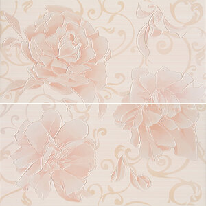 Изображение товара Панно AltaCera Pion Crema S/2 SW9PIN01, 49.8 x 50 см, комплект 2 плитки, цвет кремовый