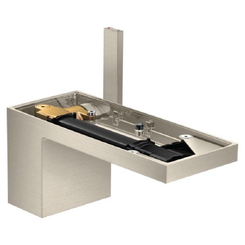 Изображение товара Смеситель для раковины Axor MyEdition, 47012820, с донным клапаном, никель шлифованный, без панели