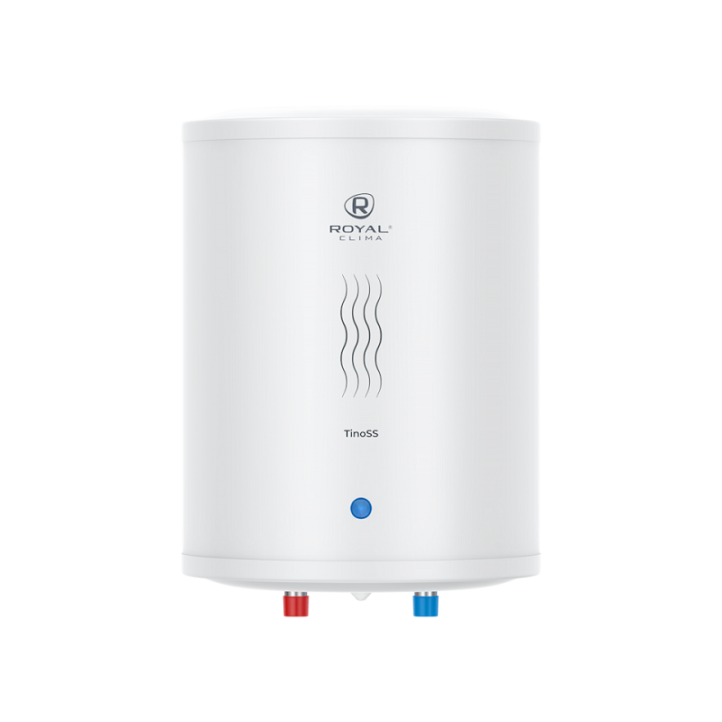 Изображение товара Электрический водонагреватель Royal Clima Tinoss RWH-TS15-RSU, накопительный, однофазный, 1.5 кВт, 15 литров, цвет белый Изображение товара Электрический водонагреватель Royal Clima Tinoss RWH-TS15-RSU, накопительный, однофазный, 1.5 кВт, 15 литров, цвет белый