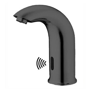 Изображение товара Электронный сенсорный смеситель для раковины beWash Photocell BWAM1BS811 черный матовый