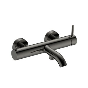 Изображение товара Смеситель Aquame Siena AQM6212GM для ванны и душа, вороненая сталь, gunmetal