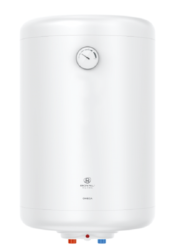 Изображение товара Электрический водонагреватель Royal Clima Omega RWH-OM100-RE, накопительный, однофазный, 2.0 кВт, 100 литров, цвет белый