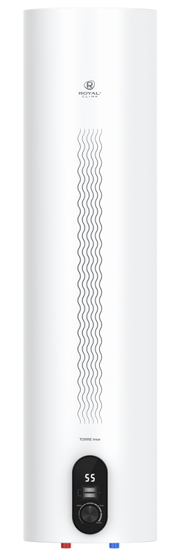 Изображение товара Электрический водонагреватель Royal Clima Torre Inox RWH-TR30-SS, накопительный, однофазный, 2.0 кВт, 30 литров, цвет белый Изображение товара Электрический водонагреватель Royal Clima Torre Inox RWH-TR30-SS, накопительный, однофазный, 2.0 кВт, 30 литров, цвет белый