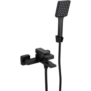 Изображение товара Смеситель для ванны и душа Belz B613-7 B60613-7 черный с душевым гарнитуром