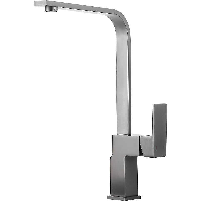 Изображение товара Смеситель для кухни Belz B613-3 B70613-3 с поворотным изливом и вороненой сталью