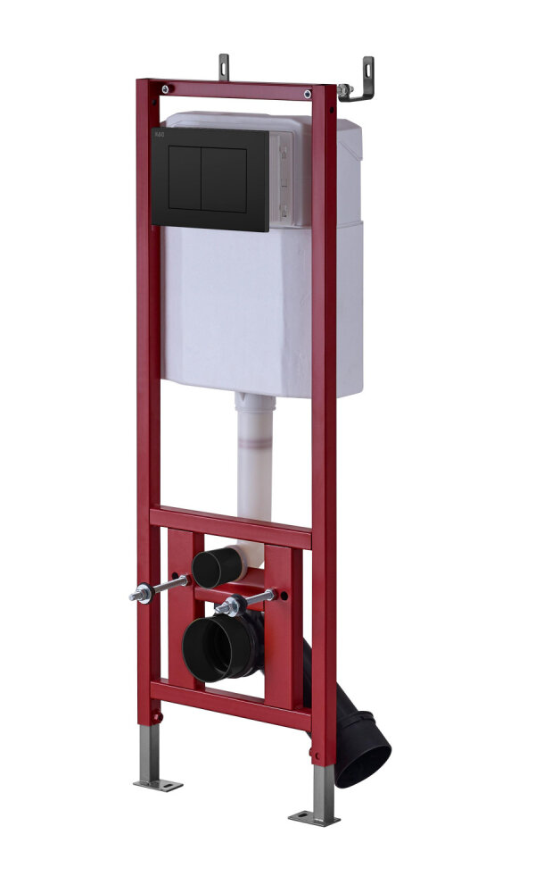 Изображение товара DQ DI8540116: инсталляция для подв. унитаза с черной клавишей смыва