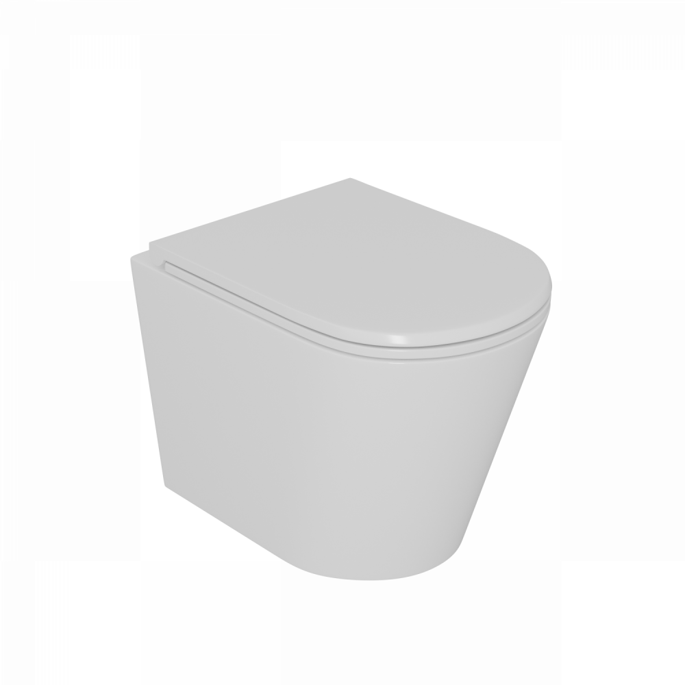 Изображение товара Подвесной безободковый унитаз D&K Venice DT1026516 торнадо белый