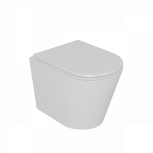 Изображение товара Унитаз подвесной DQ Venice DT1026516, безободковый, смыв торнадо, сиденье микролифт, белый