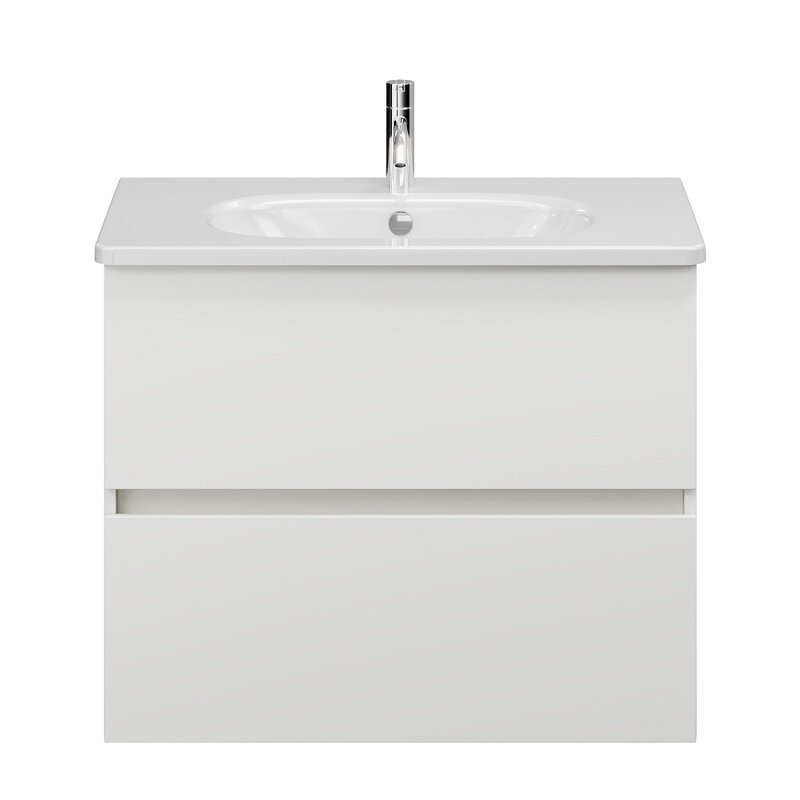 Изображение товара Тумба под раковину Burgbad Rocio 80 см белый матовый подвесная