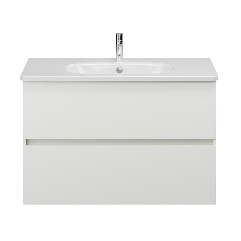Изображение товара Тумба под раковину Burgbad Rocio 100 см белый матовый подвесная