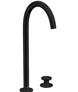 Изображение товара Смеситель для раковины Axor One Select черный матовый с донным клапаном