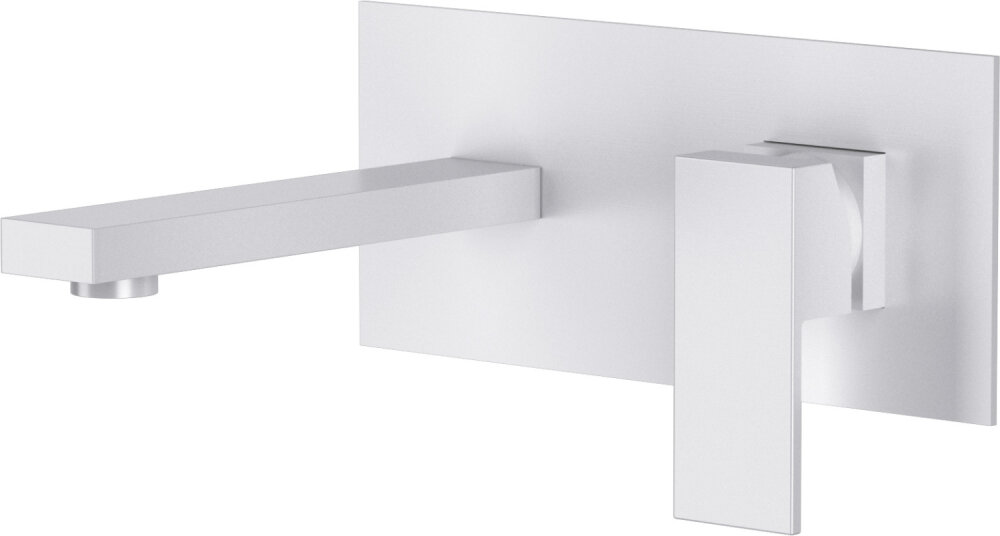 Изображение товара Смеситель для раковины D&K Bayern.Liszt DA1514408 белый матовый настенный встроенный Изображение товара Смеситель для раковины D&K Bayern.Liszt DA1514408 белый матовый настенный встроенный