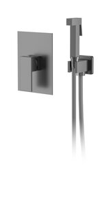 Изображение товара Гигиенический душ D&K Bayern.Liszt, DA1515006, со смесителем, серый графит