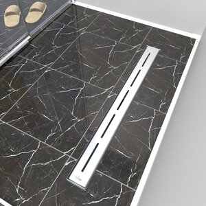 Изображение товара Дренажный канал Timo Drain Protect DP20600-SG20600 60 см с перфорированной решеткой сатин