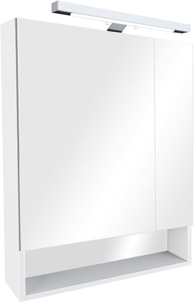 Изображение товара Зеркальный шкаф Roca The Gap 70 ZRU9302749 с подсветкой, белый матовый Изображение товара Зеркальный шкаф Roca The Gap 70 ZRU9302749 с подсветкой, белый матовый