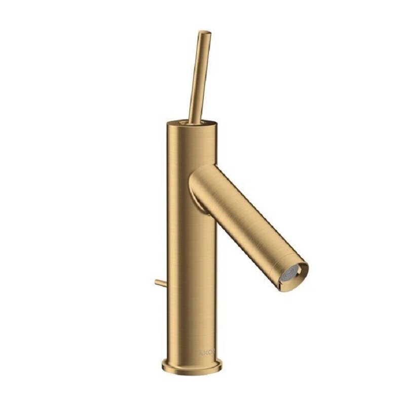 Изображение товара Смеситель для раковины Axor Starck 10111250 с донным клапаном и покрытием PVD золото