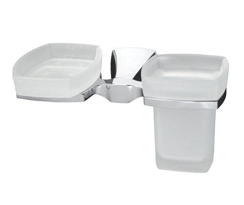 Изображение товара Держатель стакана и мыльницы WasserKRAFT Wern K-2526 хром