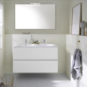 Изображение товара Зеркало без подсветки Burgbad Rocio SIKC120, 120 см, корпус Alu-Optik 