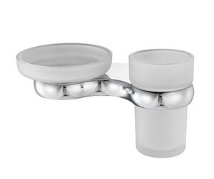 Изображение товара Держатель стакана и мыльницы WasserKRAFT Berkel K-6826 хром настенный