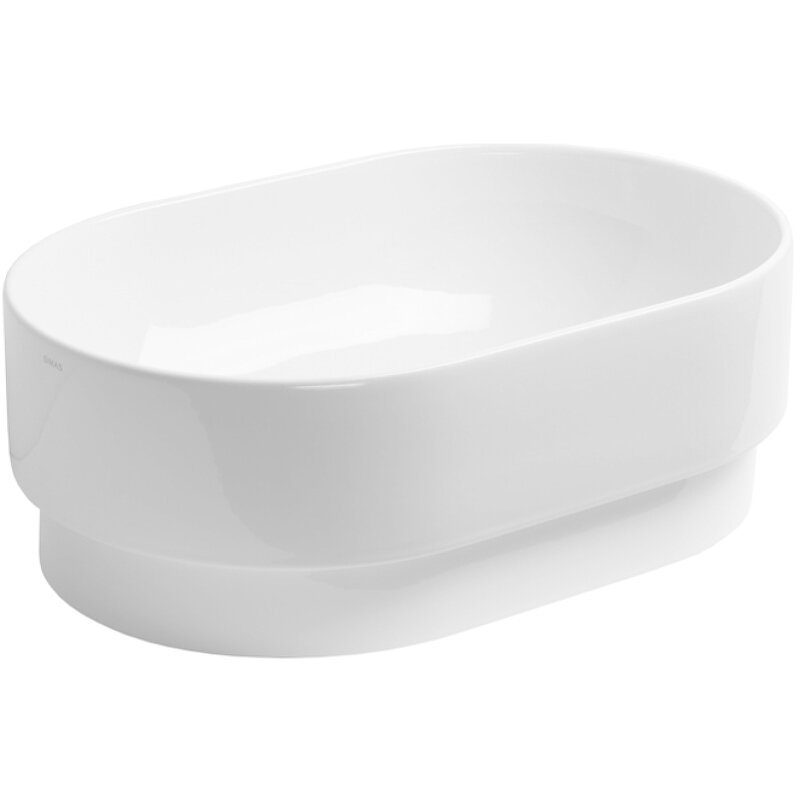 Изображение товара Раковина Simas Po-mo PO02bi 56x37 см угловая белая без отверстия под смеситель