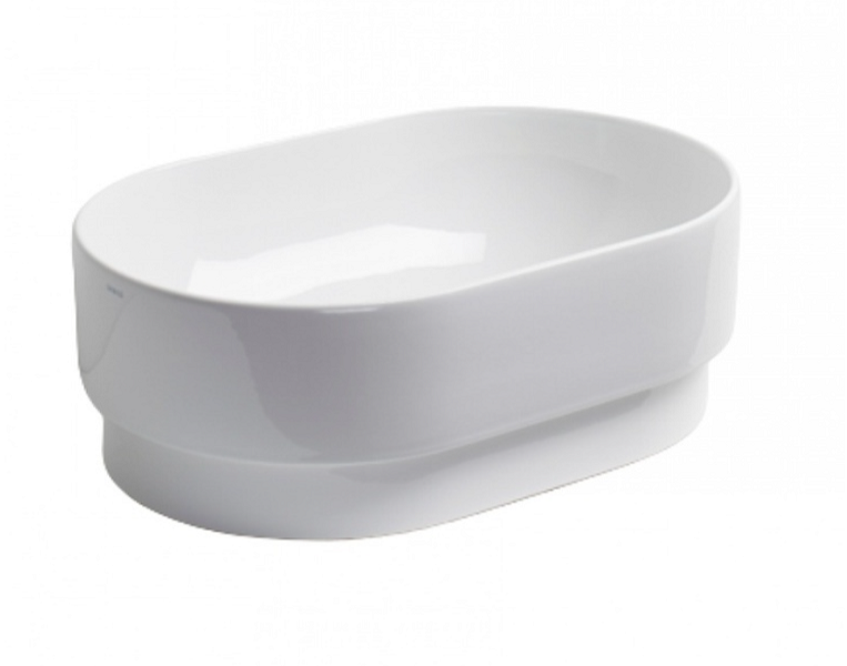 Изображение товара Раковина Simas PO02bi Италия накладная без отверстия под смеситель белая 56x37 см Изображение товара Раковина Simas PO02bi Италия накладная без отверстия под смеситель белая 56x37 см