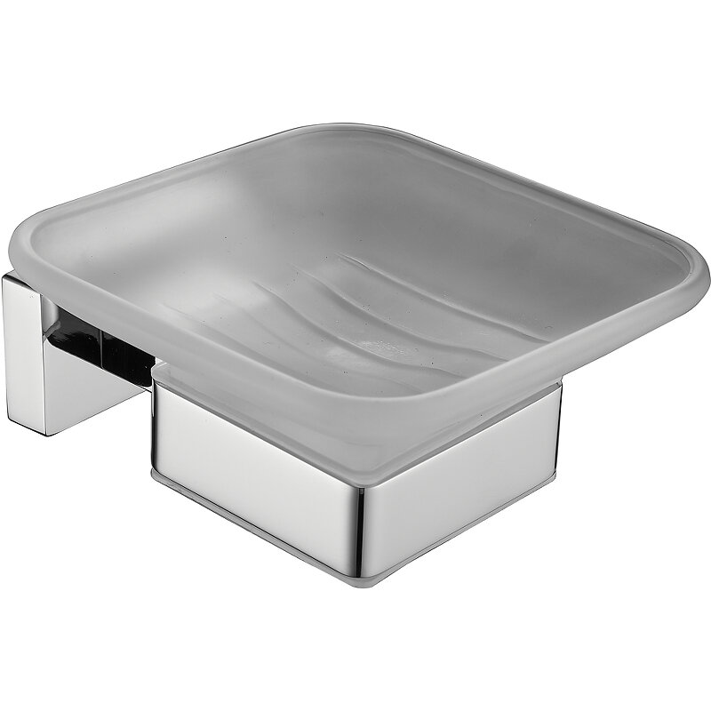 Изображение товара Мыльница Belz B902 B90202, стекло, цвет держателя хром