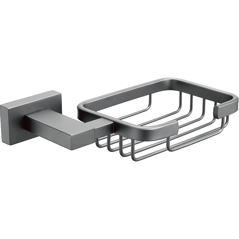 Изображение товара Мыльница Belz B90402-1 воронёная сталь настенная