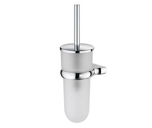 Изображение товара Подвесной ершик WasserKRAFT Berkel K-6827 с хромированным держателем и стеклянным контейнером