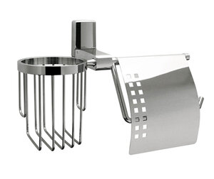 Изображение товара Держатель для туалетной бумаги и освежителя воздуха WasserKRAFT Leine, K-5059, хром