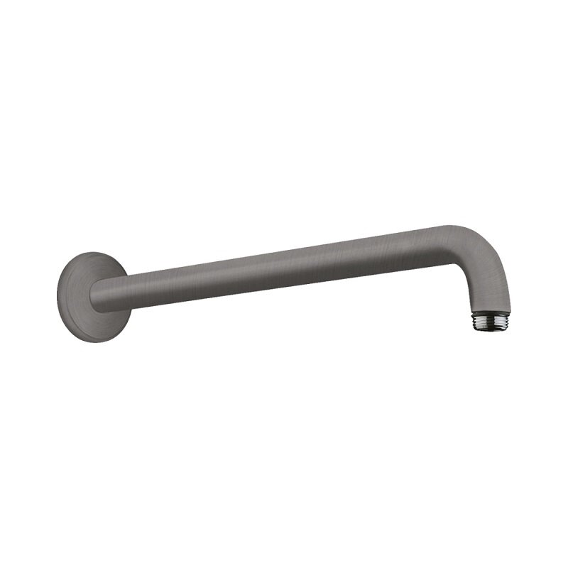 Изображение товара Держатель верхнего душа Hansgrohe WallStoris 27413340 - шлифованный черный хром Изображение товара Держатель верхнего душа Hansgrohe WallStoris 27413340 - шлифованный черный хром
