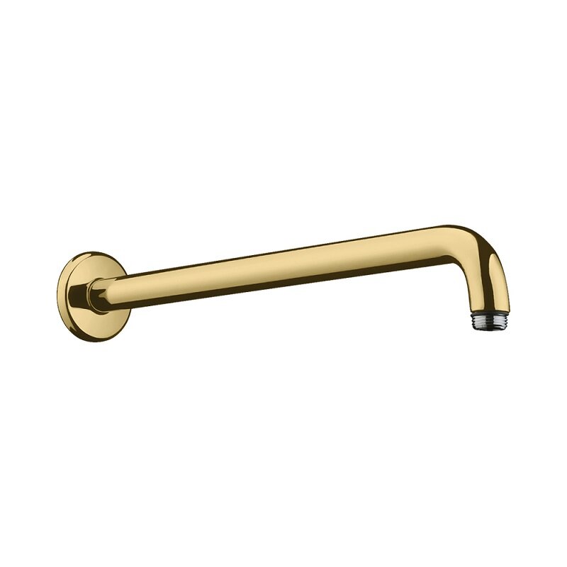 Изображение товара Держатель верхнего душа Hansgrohe 27413990, латунь, золотое покрытие, 39 см