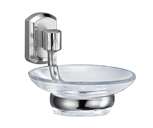 Изображение товара Мыльница стеклянная с держателем WasserKRAFT Oder, K-3029, хром