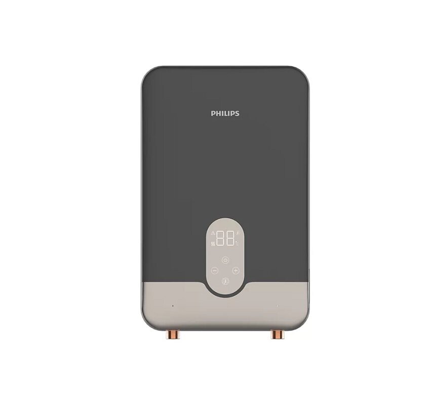 Изображение товара Проточный водонагреватель Philips Bath-S AWH1011/51(85HB), электрический, однофазный, 8.5 кВт, цвет серый