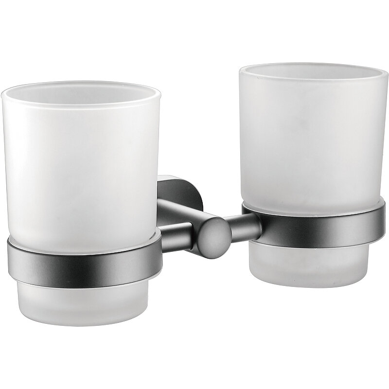 Изображение товара Стакан Belz B90508 для щёток, двойной, воронёная сталь держателя