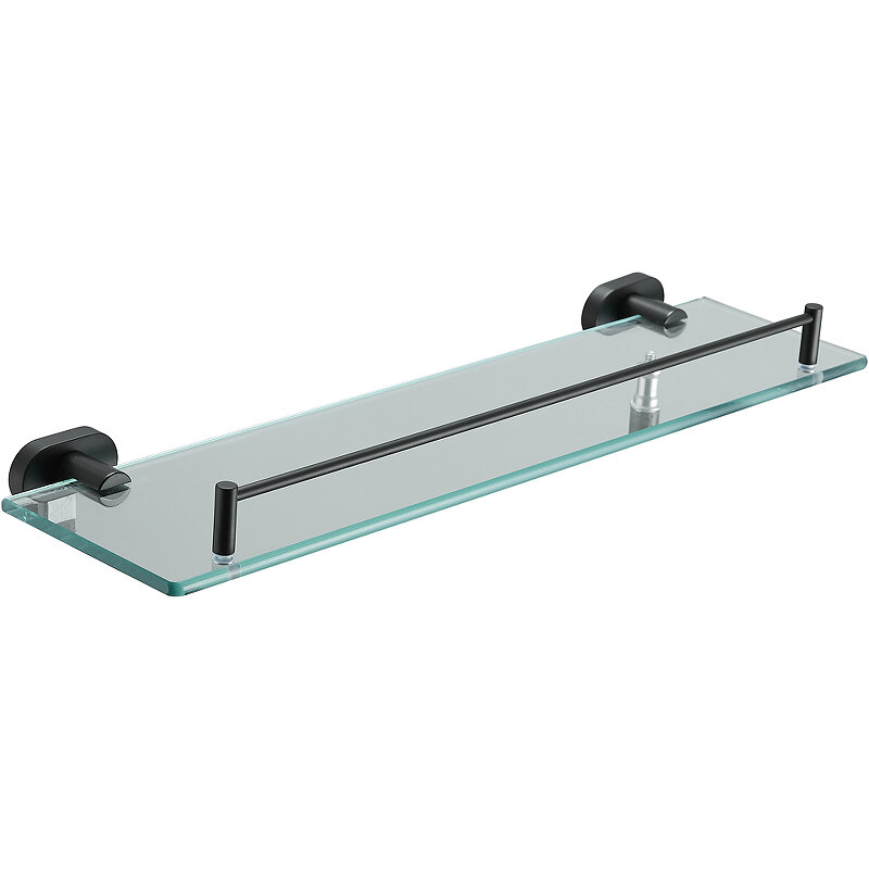 Изображение товара Полка Belz B901 B90107, 50 см, стекло, цвет черный матовый