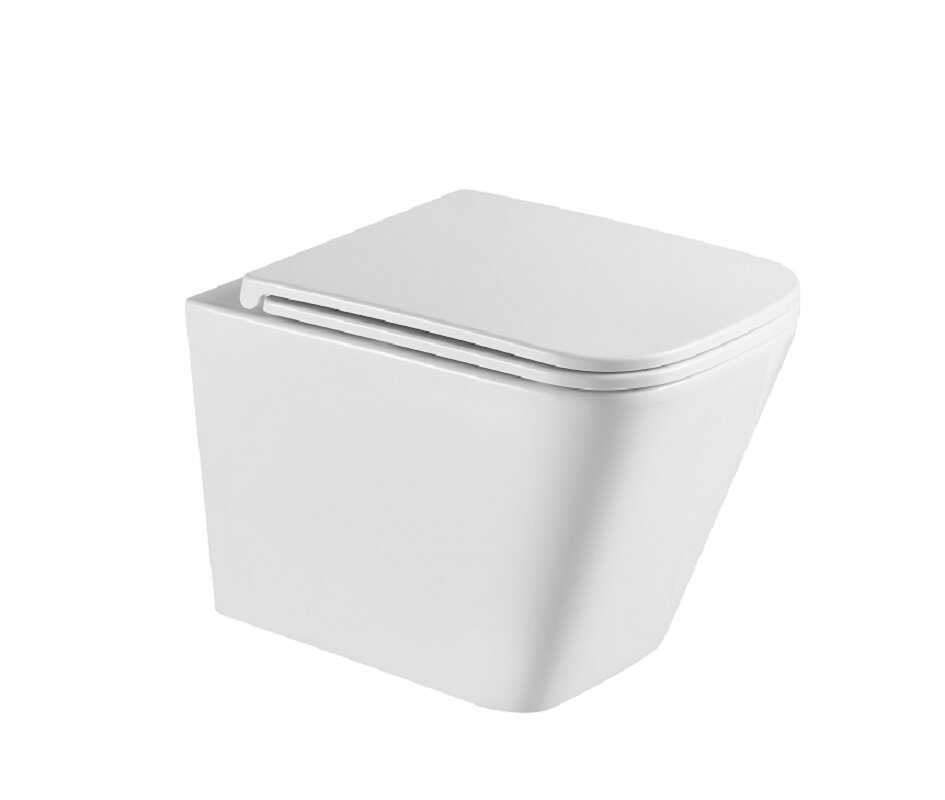 Изображение товара Подвесной унитаз Ватикан безободковый Торнадо с микролифтом белый