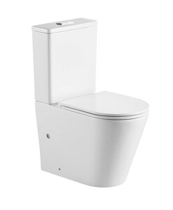 Изображение товара Унитаз-компакт Terminus Аврора, 11F62x39W, безободковый, Торнадо, сиденье с микролифтом, белый