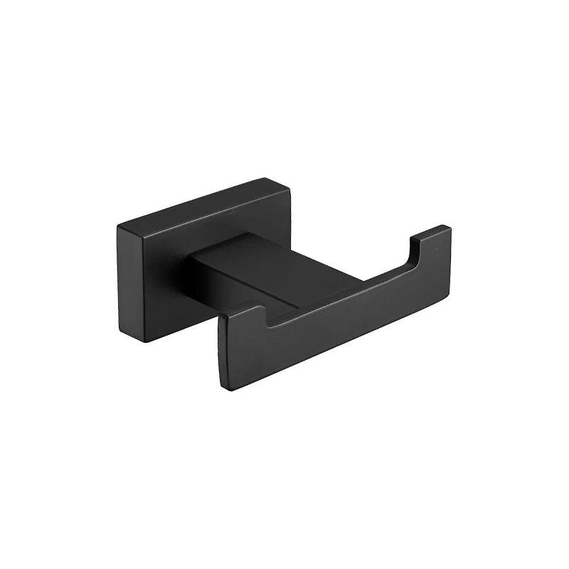 Изображение товара Крючок Belz B903 B90305-2, двойной, цвет черный матовый Изображение товара Крючок Belz B903 B90305-2, двойной, цвет черный матовый