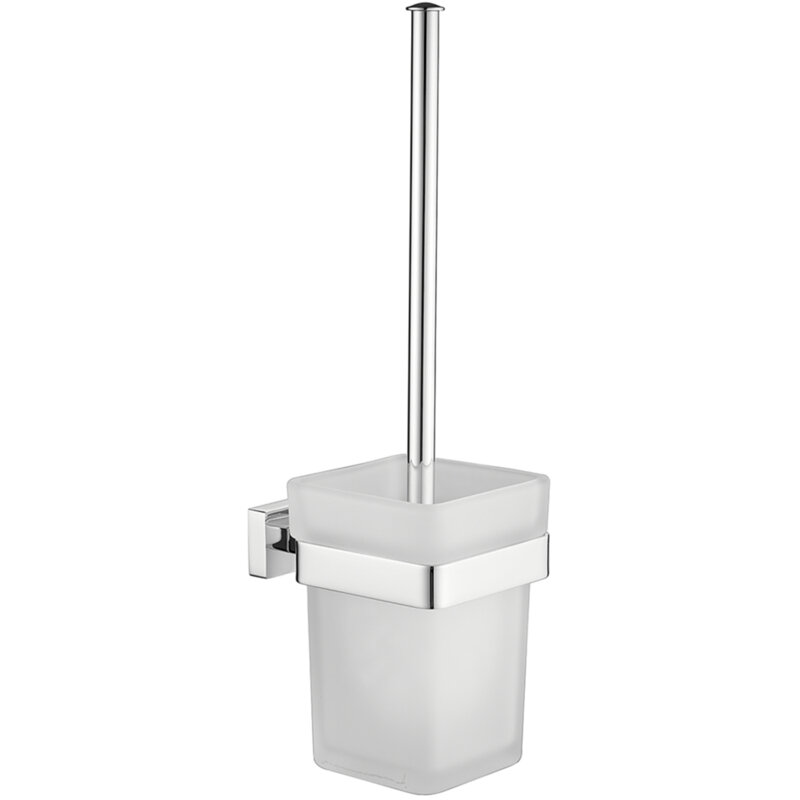 Изображение товара Ёршик Belz B90210 для унитаза: стеклянная колба, хром, настенная установка