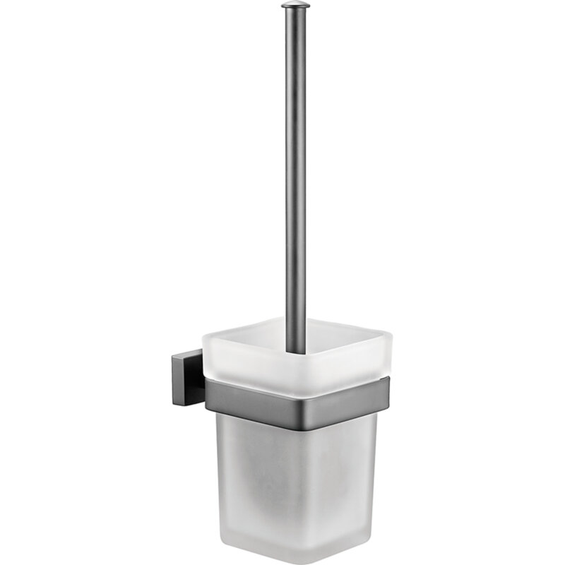 Изображение товара Ёршик для унитаза Belz B904 B90410 стеклянный с вороненой сталью gunmetal Изображение товара Ёршик для унитаза Belz B904 B90410 стеклянный с вороненой сталью gunmetal