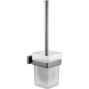 Изображение товара Ёршик для унитаза Belz B904 B90410 стеклянный с вороненой сталью gunmetal