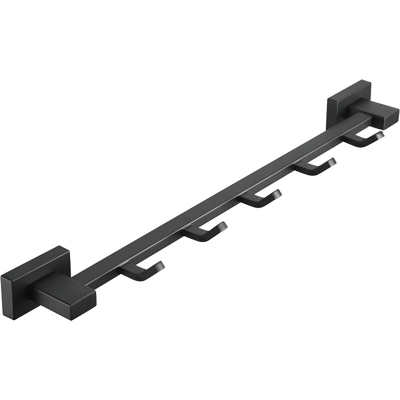 Изображение товара Вешалка Belz B903 B90315-5, 5 крючков, цвет черный матовый